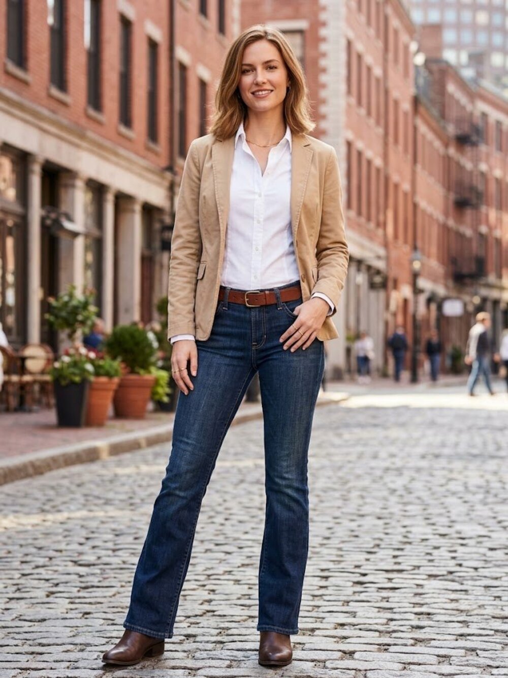 Gap Curvy Flare Dark Wash Stretch Denim Jeans